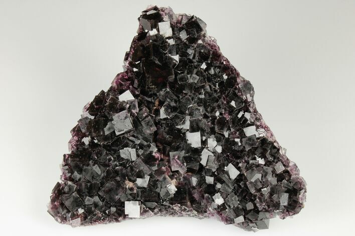 Purple Cubic Fluorite Cluster With Phantoms - Okorusu Mine #191984